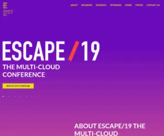 Escapeconference.io(ESCAPE/19) Screenshot