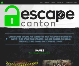 Escapecanton.com(Escape Rooms in Canton) Screenshot
