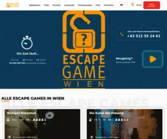 Escapegame-Wien.com(Austrian Escape Rooms) Screenshot