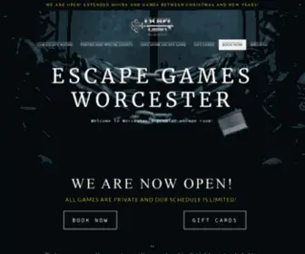 Escapegamesworcester.com(Escape Games Worcester) Screenshot