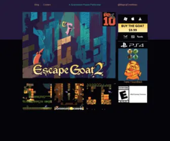 Escapegoat2.com(Escape Goat 2) Screenshot