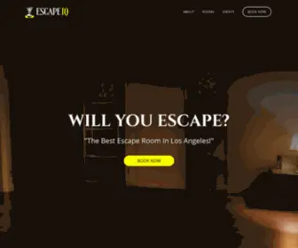 Escapeiq.com(Home) Screenshot