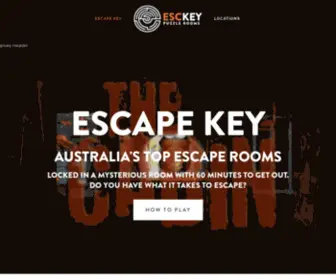 Escapekey.com.au(Escape Key) Screenshot