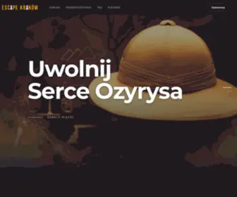Escapekrakow.pl(Escape Kraków) Screenshot