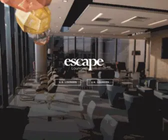 Escapelounges.com(Airport Lounges in the UK and US) Screenshot
