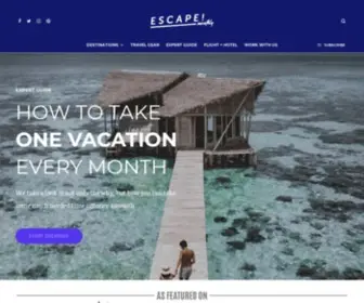 Escapemonthly.com(Escape Monthly) Screenshot