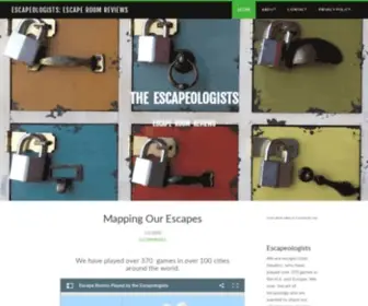 Escapeologists.com(Escape Room Reviews) Screenshot