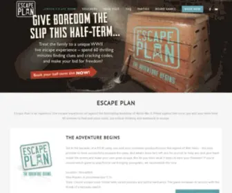 Escapeplanltd.com(Escape Plan) Screenshot