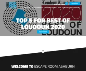 Escaperoomashburn.com(Escape Room Ashburn) Screenshot