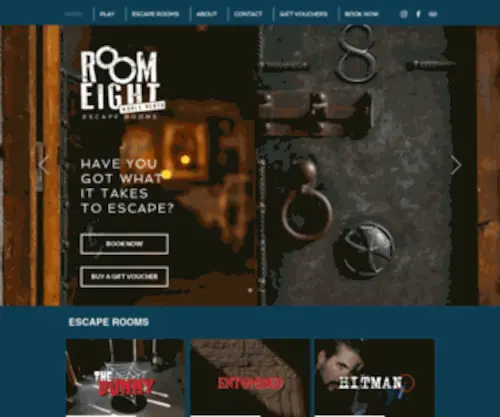 Escaperoomeight.com.au(Escape Rooms) Screenshot