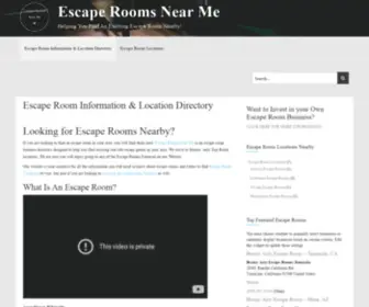 Escaperoomsnearme.net(Brainy Actz Escape Rooms has 7 locations which include) Screenshot