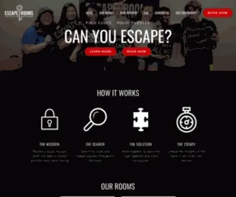 Escaperoomsomd.com(Escape Rooms Southern Maryland) Screenshot