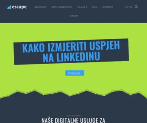 Escapestudio.net(Agencija za digitalni marketing) Screenshot