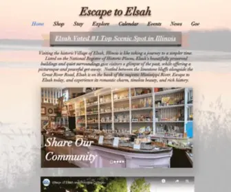 Escapetoelsah.com(Elsah) Screenshot