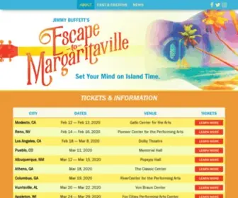 Escapetomargaritavillemusical.com(Escape to Margaritaville) Screenshot