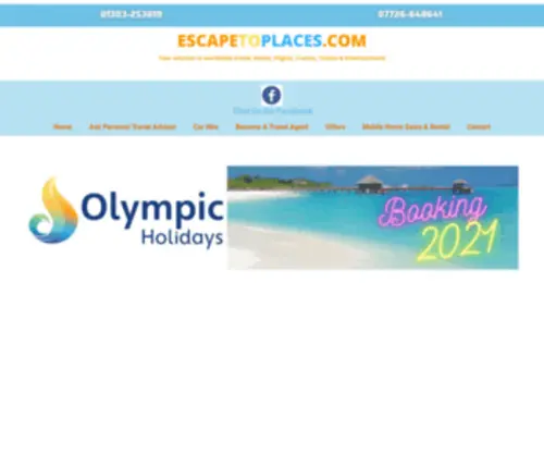 Escapetoplaces.com(escapetoplaces) Screenshot