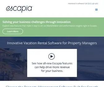 Escapia.com(Vacation Rental Software For Property Managers) Screenshot