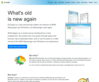Escargot.chat(Escargot is a new service) Screenshot