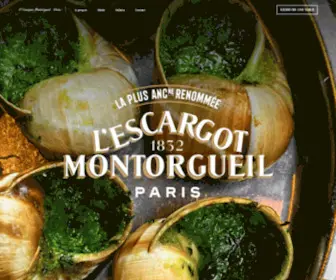 Escargotmontorgueil.com(L’ESCARGOT) Screenshot