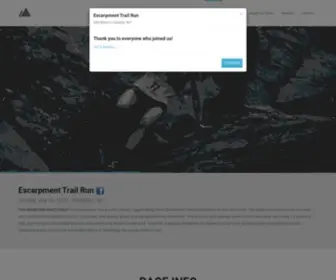 Escarpmenttrail.com(Escarpment Trail Run) Screenshot