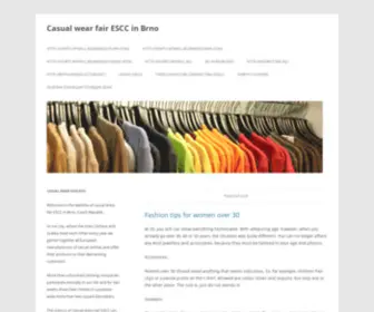 ESCC2012.eu(Casual wear fair ESCC in Brno) Screenshot