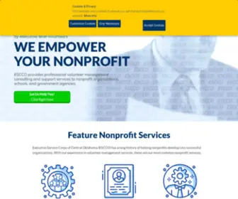 Escco-Online.org(Volunteer Management Consulting for Nonprofit Organizations) Screenshot