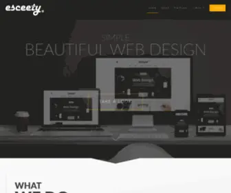 Esceety.com(Esceety Website Design) Screenshot