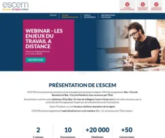 Escem.fr(L'école du Management & du Digital) Screenshot