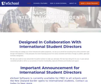 Eschool.co.nz(ESchool International Student Management Software) Screenshot