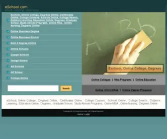 Eschool.com(Online College) Screenshot