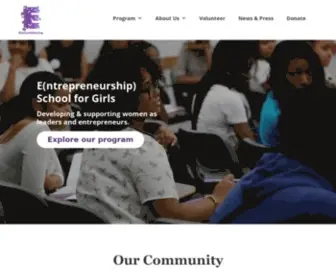 Eschool4Girls.org(E-School4Girls) Screenshot