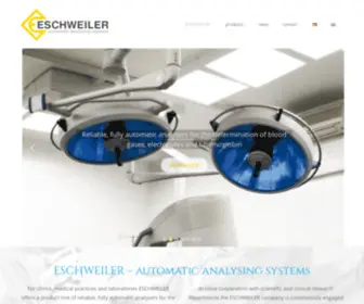 Eschweiler-Kiel.de(Automatic analysing systems) Screenshot