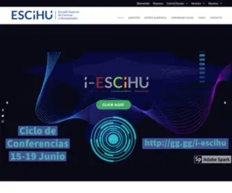 Escihupuebla.edu.mx(Escuela Superior de Ciencias y Humanidades) Screenshot