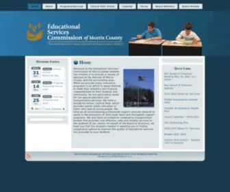 Escmorris.com(The Educational Services Commission of Morris County website. Our mission) Screenshot