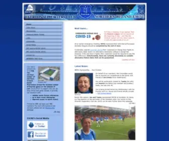 Escni.co.uk(Everton Supporters Club Northern Ireland (ESCNI)) Screenshot