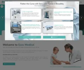 Esco-Medical.com(Esco Medical) Screenshot
