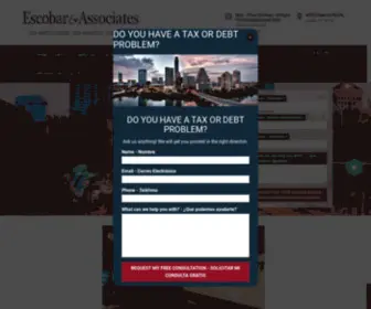 Escobarinfo.com(Tax Experts) Screenshot