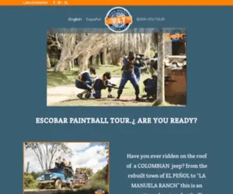 Escobarpaintball.com(Escobar) Screenshot