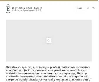 Escobosayasociados.com(Auditores y consultores) Screenshot