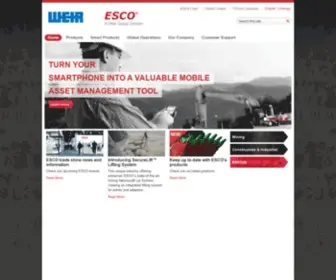 Escocorp.com(ESCO Corporation) Screenshot