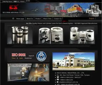 Escodiesel.com.tw(ESCO DIESEL INDUSTRIAL CO) Screenshot