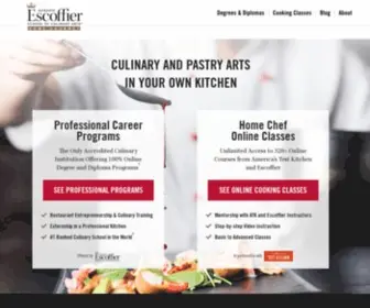 Escoffieronline.com(Online Cooking Classes) Screenshot