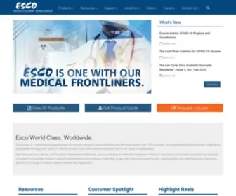 EscoGlobal.com.ph(Biological Safety Cabinets) Screenshot