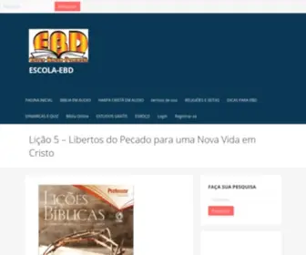 Escola-EBD.com.br(Escola EBD) Screenshot