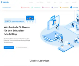 Escola.ch(Webbasierte software für den schweizer schulalltag) Screenshot