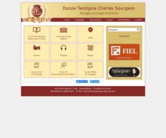 Escolacharlesspurgeon.com.br(Escola Charles Spurgeon) Screenshot