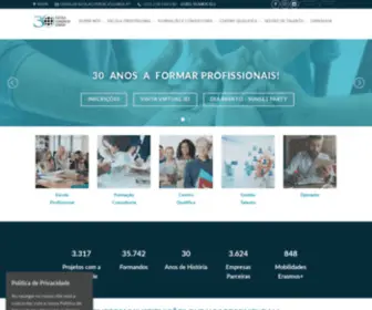 Escolacomerciolisboa.pt(Escola Comércio Lisboa) Screenshot