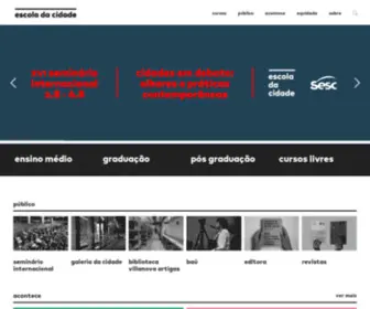 Escoladacidade.edu.br(Escola da Cidade) Screenshot