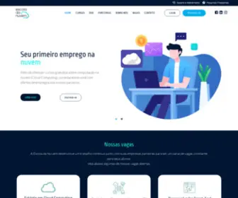 Escoladanuvem.org(Escola da Nuvem) Screenshot