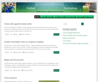 Escoladefutbol.com(FUTBOL FORMATIVO) Screenshot